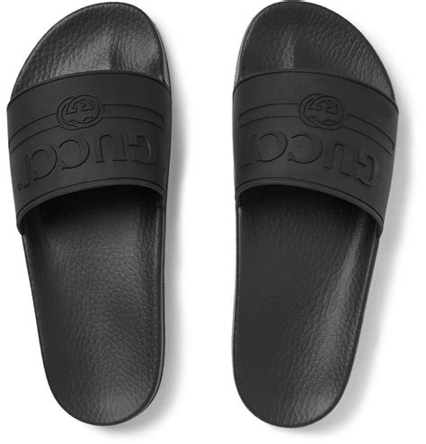 gucci slides black men